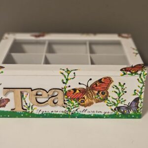 Holz Teebeutelbox